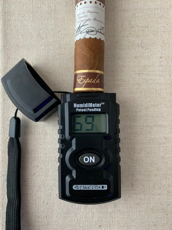 cigarette smoke meter Cigarmedics Humidimeter - Cigar Accessory, Humidor, Humidity Tester,  Perfect Gift for Any Cigar Smoker Aficionado, Cutter, Cigars, Lighters