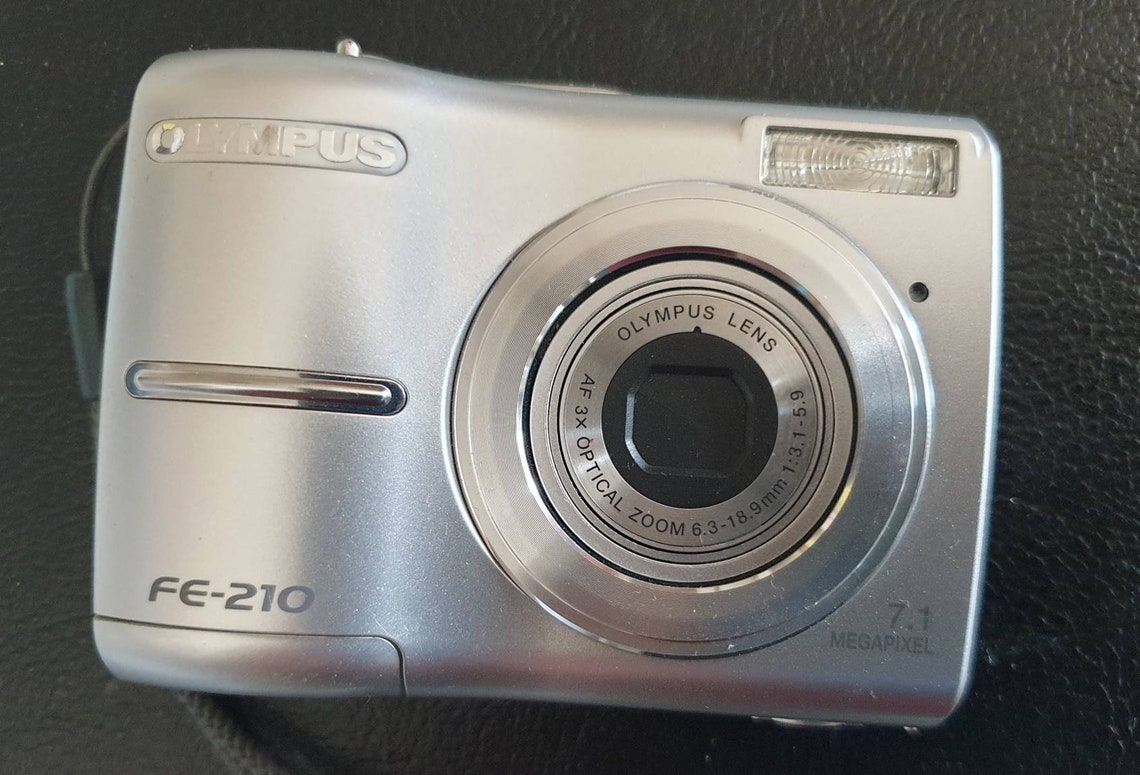 Olympus Stylus FE210 7MP Digital Camera Stabilized 3x Etsy