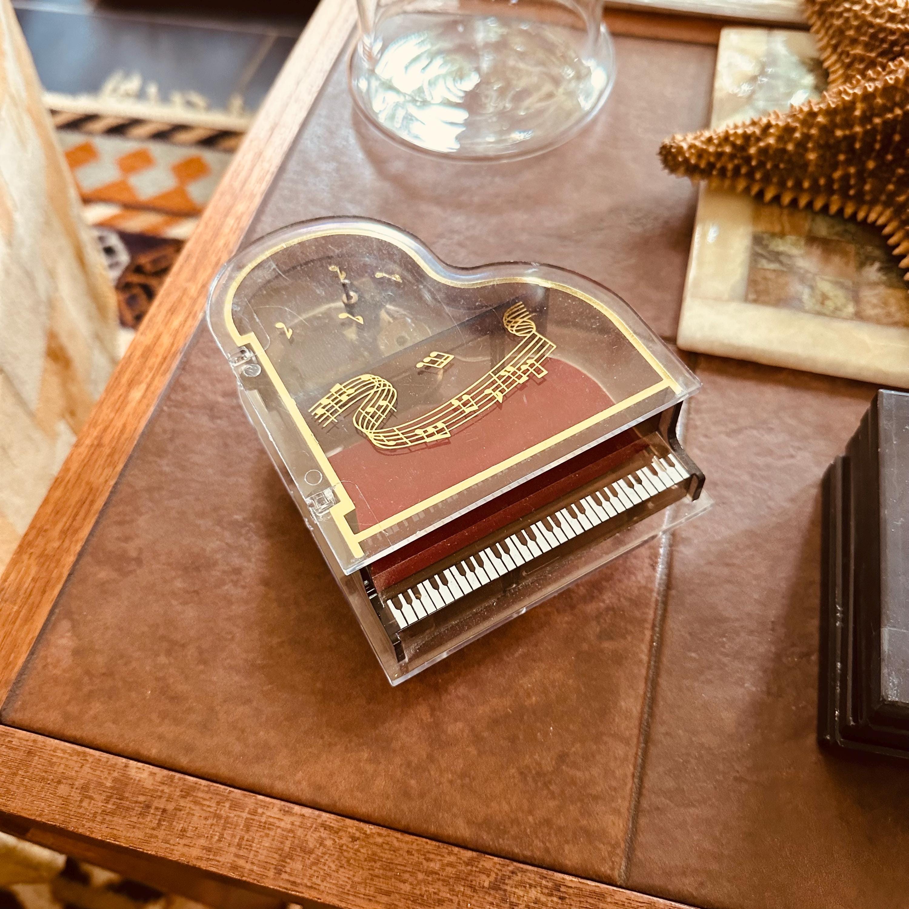 希少 TOYO 木製オルゴール付きジュエリーボックス日本製・1970〜80年代