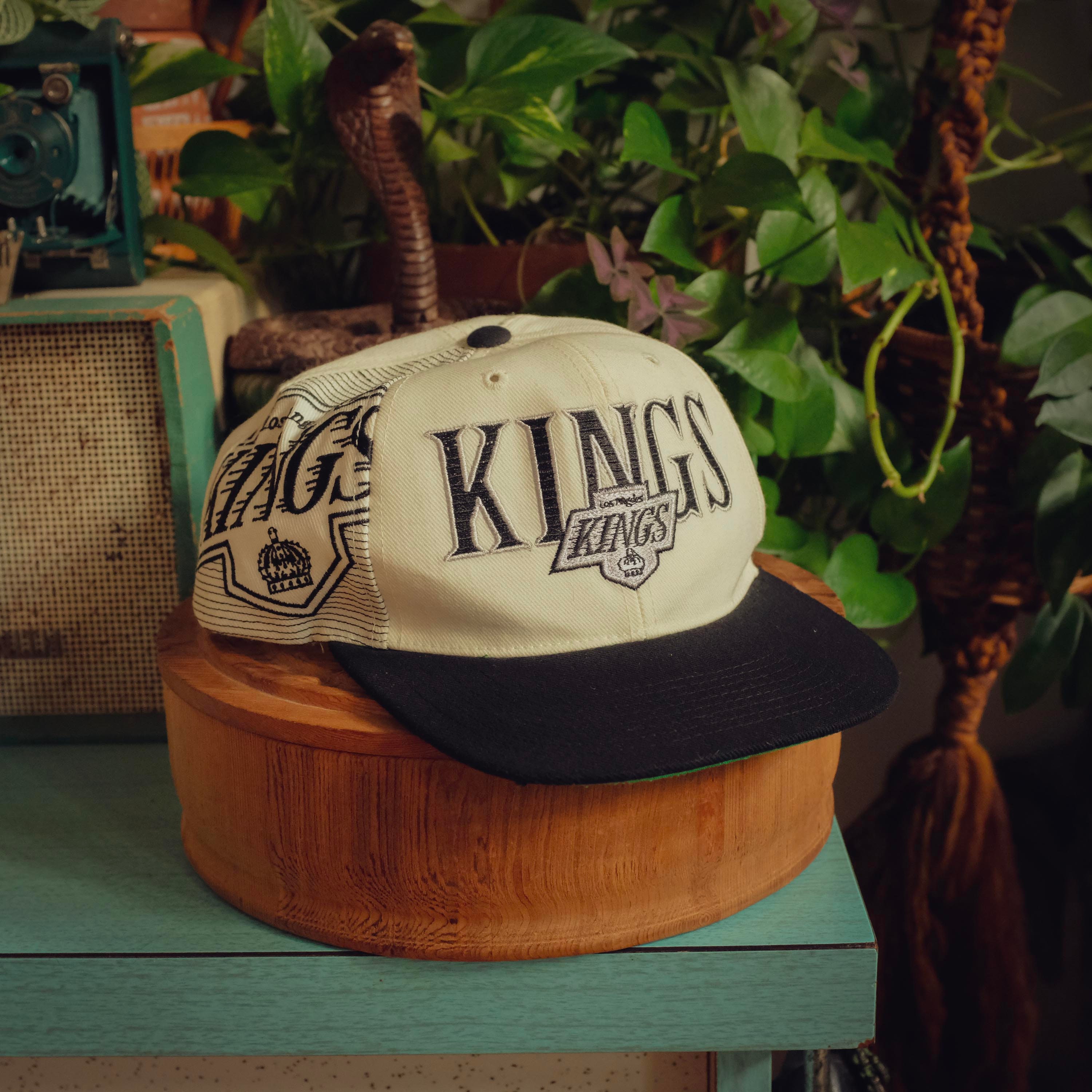 Vintage 90s Starter Los Angeles Kings Snapback Hat 100% Wool Two-Tone NHL  Hockey
