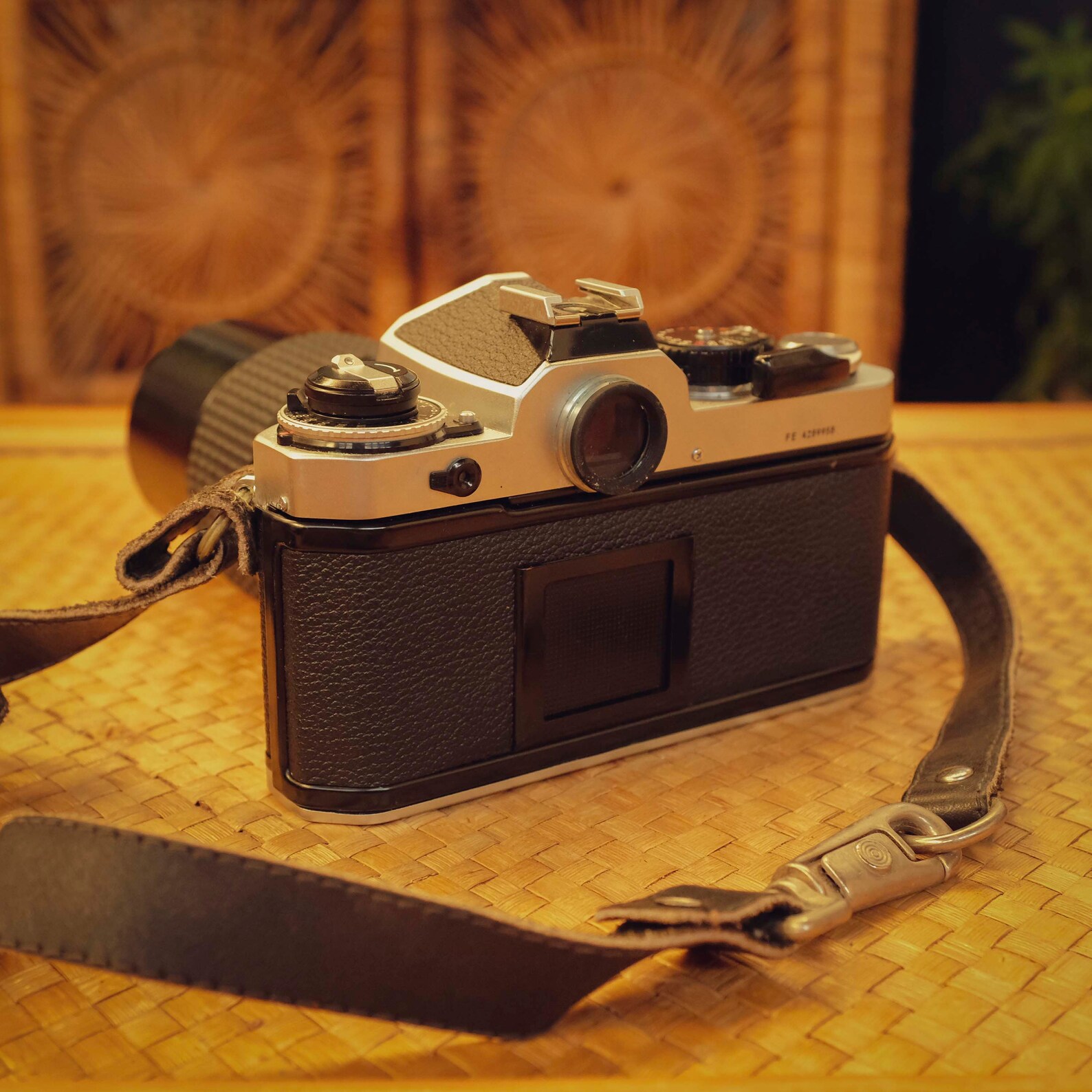 Vintage 1970s Nikon FE 35 mm Film Camera Nikon 200mm F4