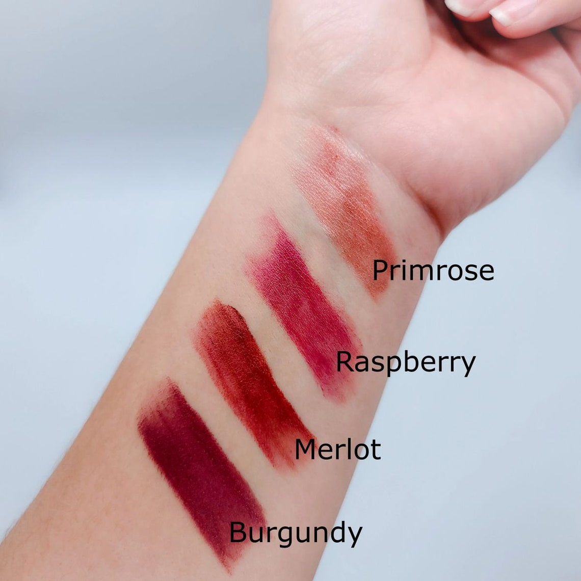 Burgundy Tinted Lip Balm Natural Lip Tint Etsy