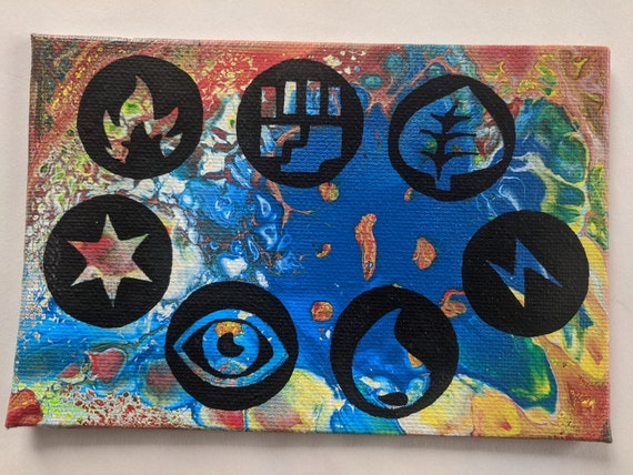 Pokemon Energy Symbols Silhouette Flow Art Etsy
