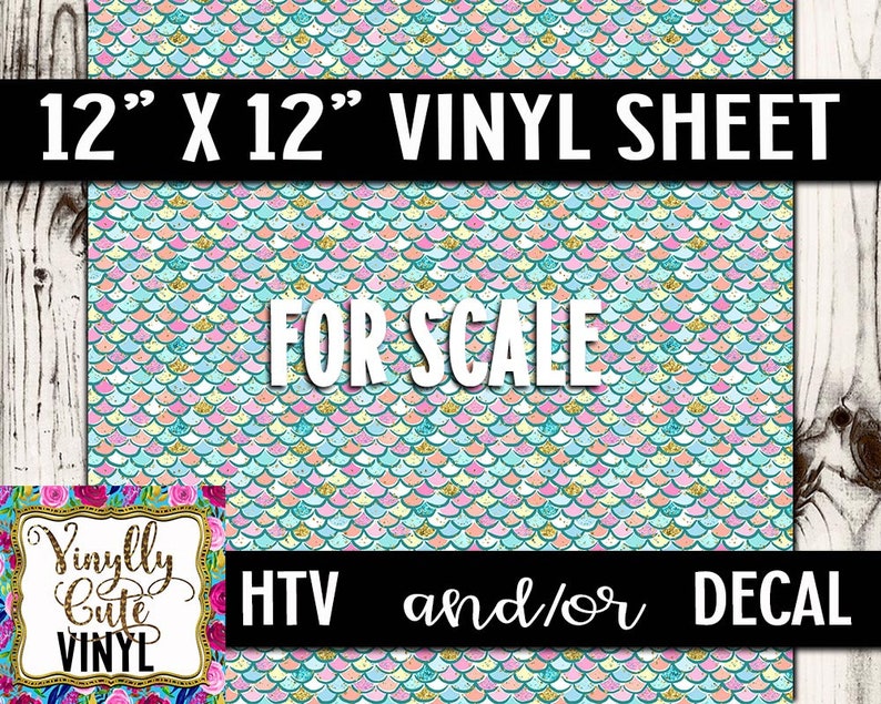 Mermazing Vinyl Sheet ~ HTV or DECAL ~ 12 x 12 ~ Single Sheets ~ Siser HTV ~ Mermaid ~ Dragon ~ Vinyl Roll