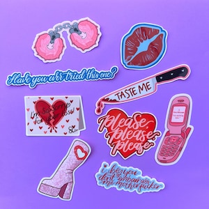 Sabrina Carpenter Sticker Pack / Short n Sweet Tour inspirierte Aufkleber / Kindle und Laptop Aufkleber für Sabrina Carpenter Fans