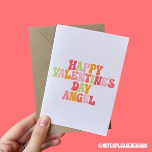 Niedliche & schrullige Valentinstagskarte - Mehrere Designs - Mehrfarbige Liebesherzen - Leere Innenseite Liebestagskarte - Galentine's Cards