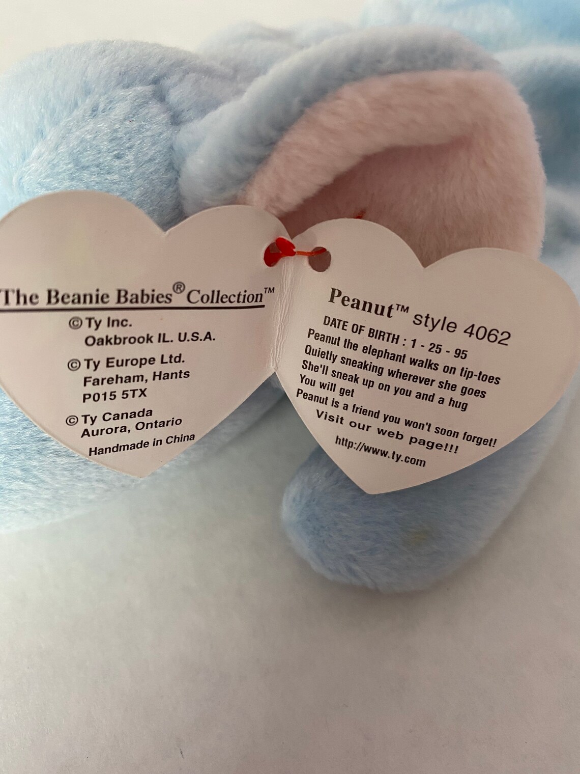 Rere Peanut Beanie Baby 1995 | Etsy