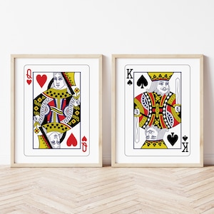 Jouer à l’art de la carte, jouer aux tirages muraux de cartes, fichiers de cartes de poker, affiche de carte à jouer imprimable
