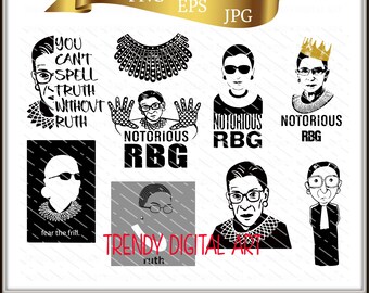 Download Ruth Bader Ginsburg Svg Etsy