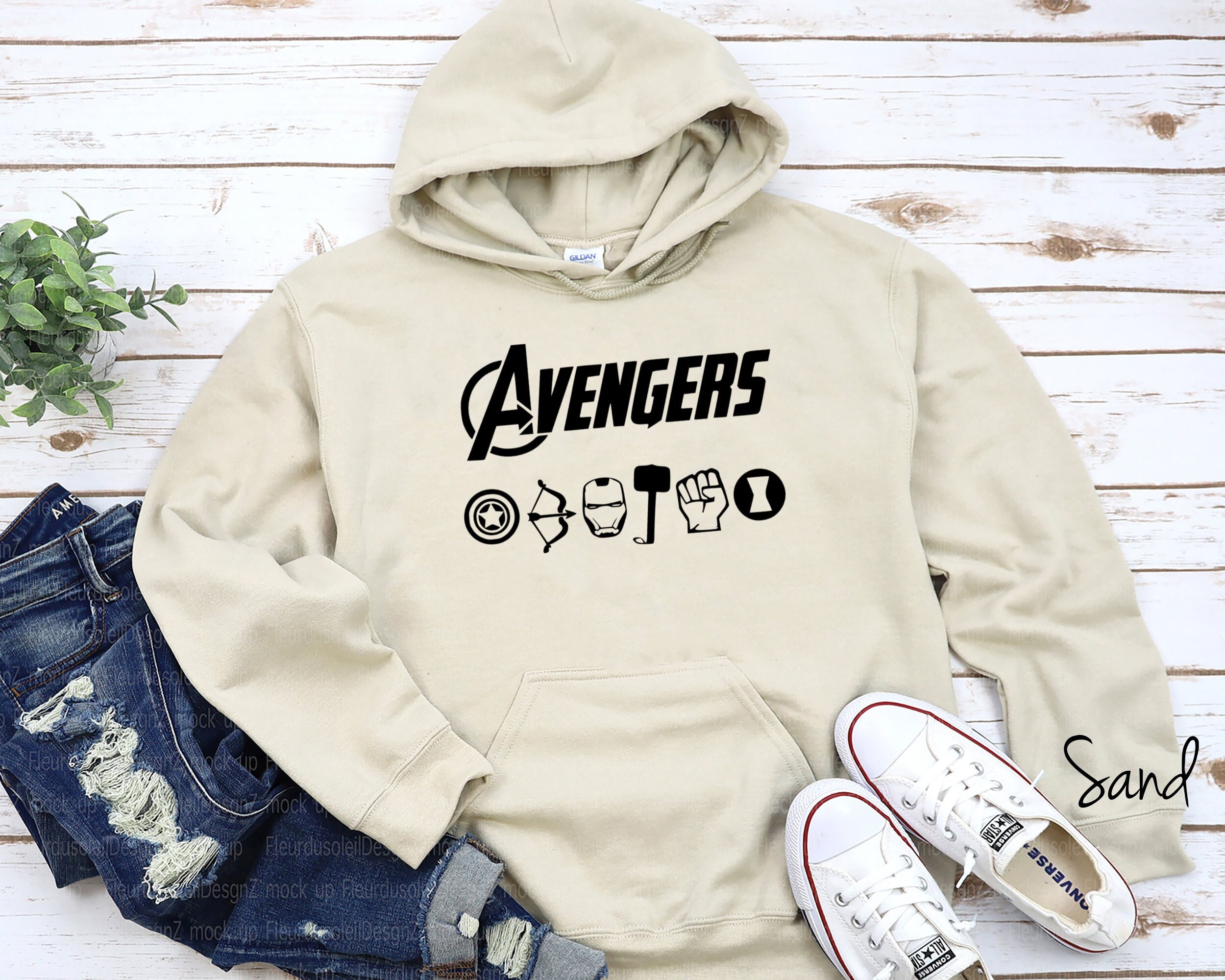 Avengers store logo hoodie