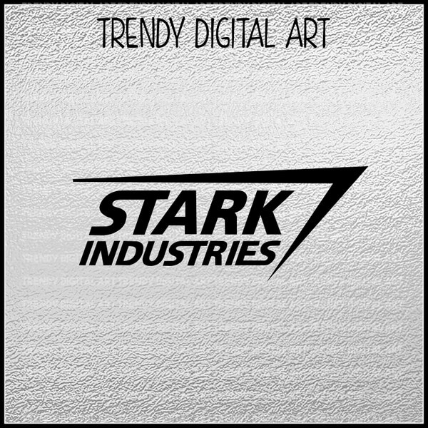 Stark Industries - High Resolution 300dpi SVG-PNG - Digital-Vector Cut File