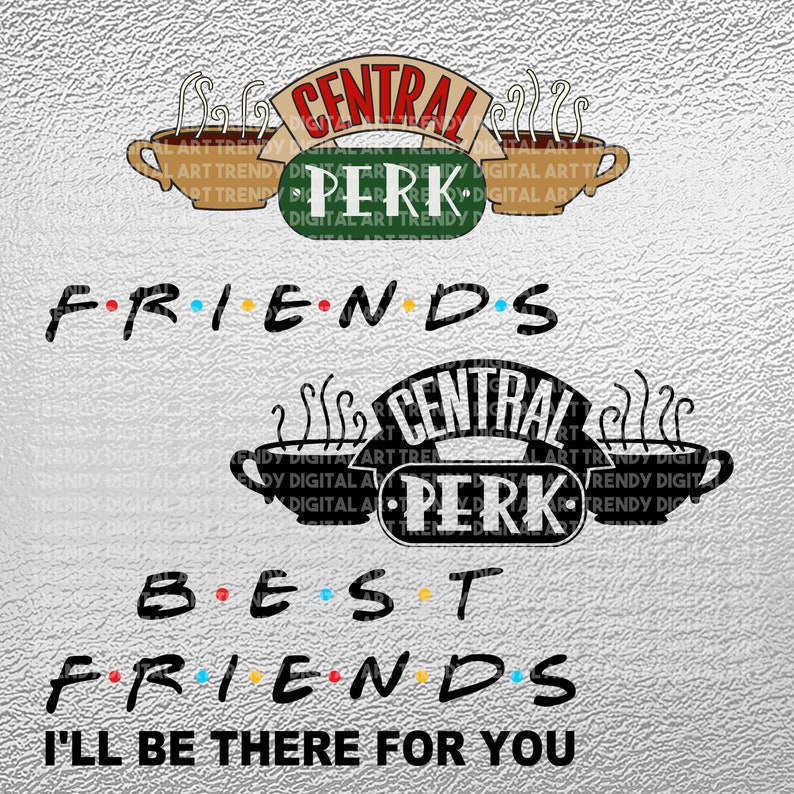 Download Central Perk Friends High Resolution 300dpi SVG-PNG | Etsy