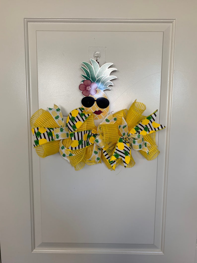 Pineapple Door Hanger Cubicle Decoration Best Gift For Get Etsy