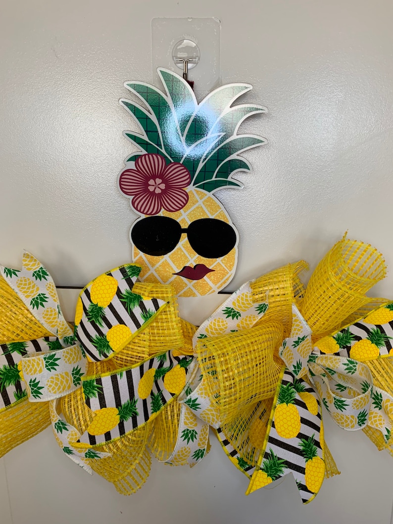 Pineapple Door Hanger Cubicle Decoration Best Gift For Get Etsy