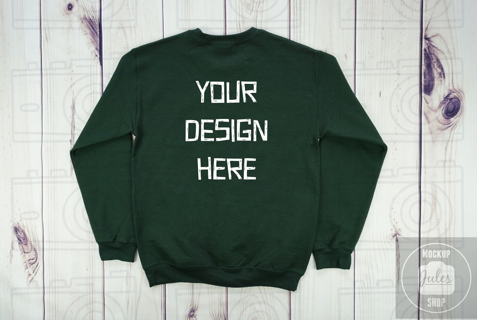Forest Green Sweatshirt mockup 18000 Gildan 18000 Forest | Etsy