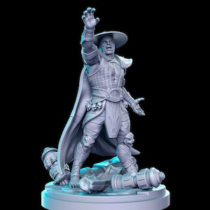 Raiden - Death Match - 3D printed resin miniature for tabletop games Dungeons and Dragons - By RN Estudio