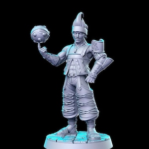 Wakka - Classic JRPG - 3D resin printed miniature tabletop games dungeons and dragons- By RN Estudio