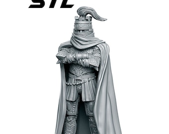Lord Soth - Dark Knight - 3D resin printed miniature tabletop games D&D Dungeons and Dragons - RN Estudio