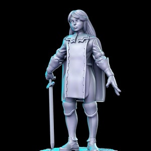 Aramis - JRPG - 3D resin printed miniature tabletop games D&D Dungeons and Dragons - RN Estudio