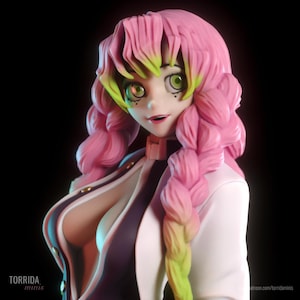 Mitsuri Kanroji - High Detail Multi Part Resin Kit - Femme Fatale - Fantasy - Resin 3D Printed Figure - by Torrida Minis