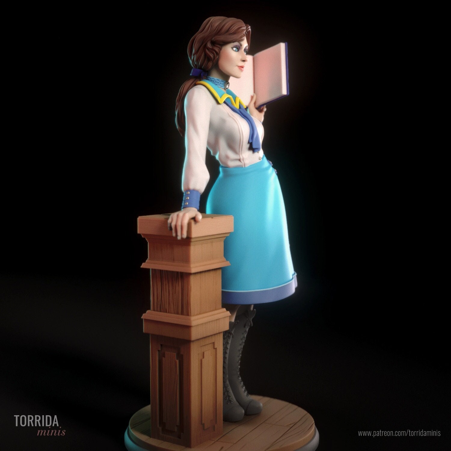 Elizabeth - High Detail Multi-Part Resin Kit - Femme Fatale - Fantasy - Harz 3D Gedruckt Figur - von Torrida Minis