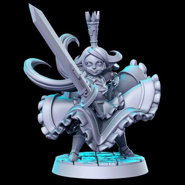 Charlotta - Anime Serie - 3D Harz gedruckte Miniatur Tabletop Spiele-Dungeons und Drachen - Von RN Estudio