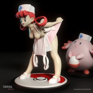 Nurse Joy High Detail Multi Part Resin Kit Femme Fatale Fantasy Resin 3D Printed Figure by Torrida Minis image 10