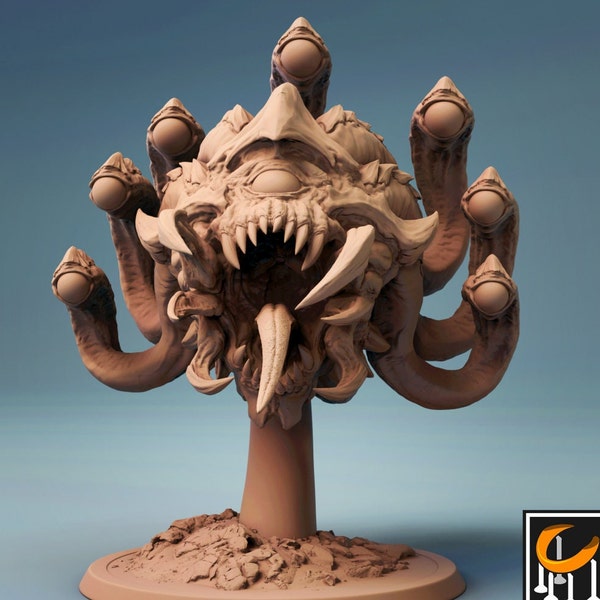 Beholder - High Detail Miniature - Resin 3D Printed Miniature- Dungeons and Dragons - D&D - By Lord of the Print