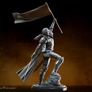 Lady Cassandra - Commander of the Aethosian Legion - High Detail Multi Part Resin Kit - Femme Fatale Fantasy- by Ritual Design (1:10 scale)