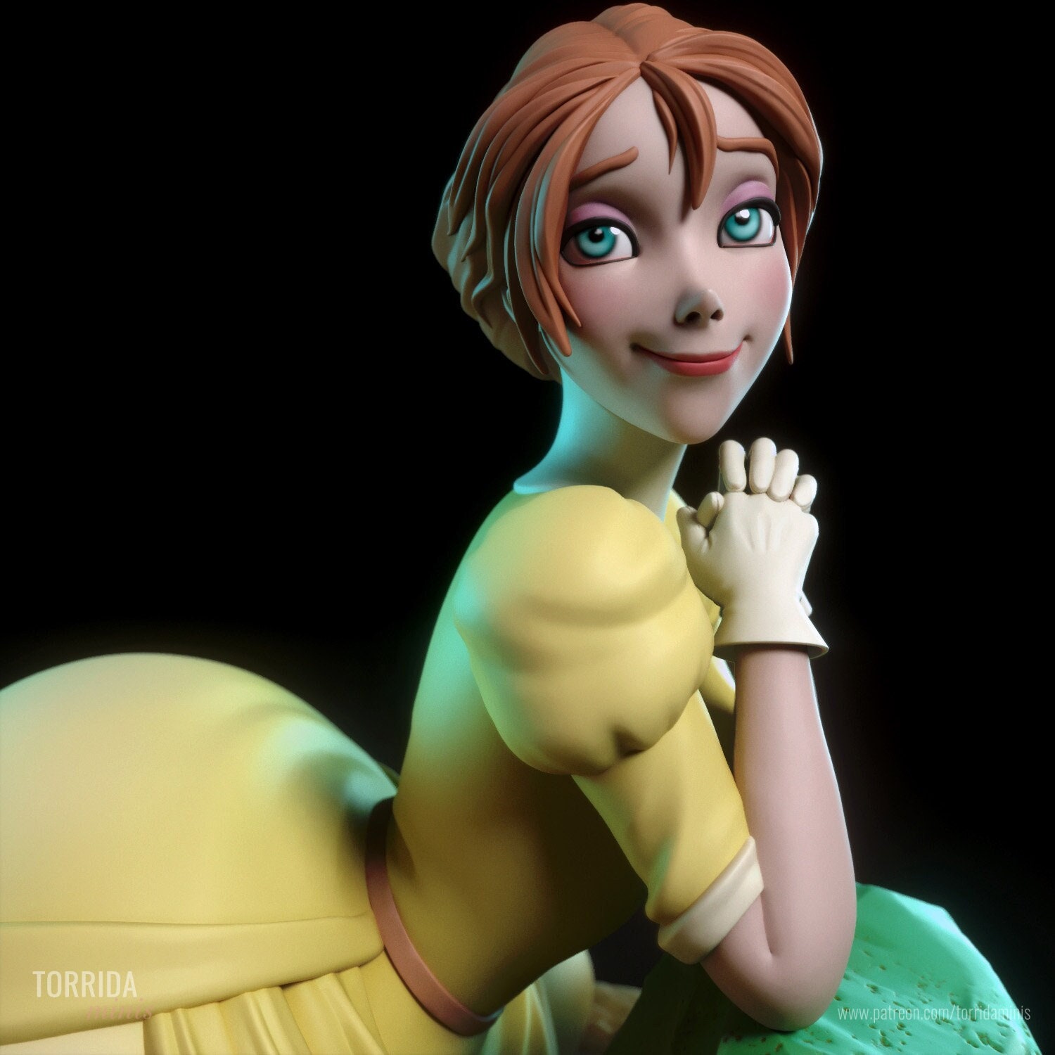 Jane Porter High Detail Multi Part Resin Kit Femme Fatale Fantasy Resin 3D  Printed Figure by Torrida Minis - Etsy