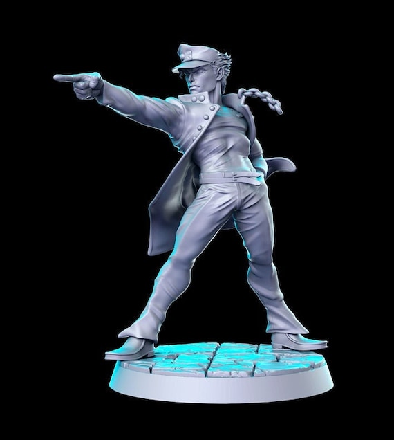 Jotaro Anime Series 3D Resin Printed Miniature Tabletop 