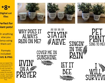 photo Flower Pot Sayings flower pot sayings etsy