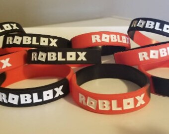 Roblox Favor Bags Etsy - roblox treat bags black red treat bags birthdays