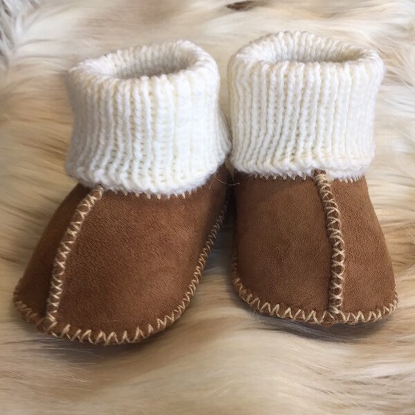 Sheepskin Baby Boots, Toddler Slipper, Baby Slipper, Baby Booty