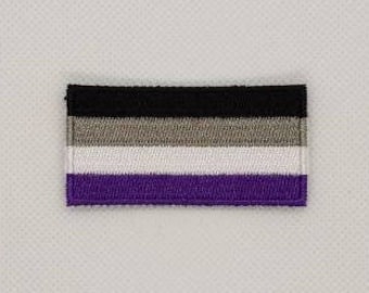 Asexual LGBT Pride Flag Patch Bordado Hierro en Badge Applique C/P