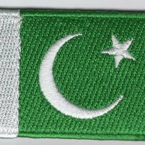 Pakistan Patch Embroidered Iron On Badge Applique Pakistani