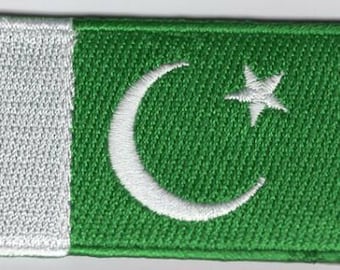 Pakistan Patch Embroidered Iron On Badge Applique Pakistani