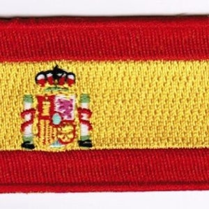 Spain Patch Embroidered Iron On Badge Applique Spaniard Spanish