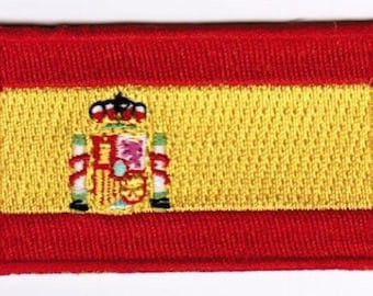 Spain Patch Embroidered Iron On Badge Applique Spaniard Spanish