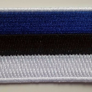Estonia Patch Embroidered Iron On Badge Applique Estonian