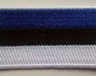 Estonia Patch Embroidered Iron On Badge Applique Estonian