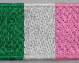 Republik Neufundland Flagge Patch bestickt Eisen auf Applikation