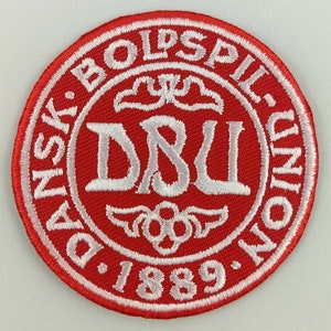 Dänemark Dansk Patch Abzeichen bestickt Eisen auf Applikation