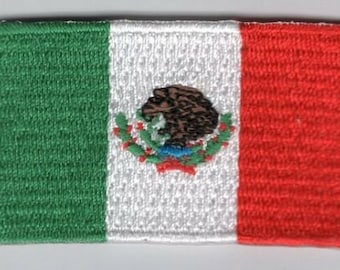 Mexico Patch Embroidered Iron On Badge Applique Mexican