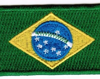Judo Brazil Flag Embroidery Iron-in Or Sew On Patch 3.54&Prime;x3.15&Prime; - - USA