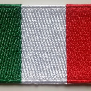 Italy Patch Embroidered Iron On Badge Applique Italian