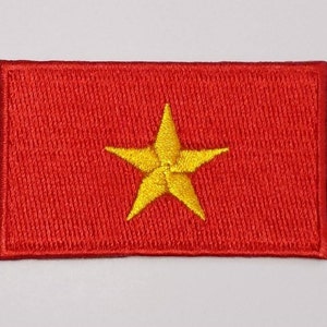 Vietnam Patch Embroidered Iron On Badge Applique Vietnamese