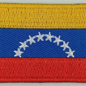 Venezuela Patch Embroidered Iron On Badge Applique Venezuelan