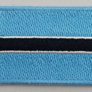 Botswana Patch Embroidered Iron On Badge Applique Batswana Motswana