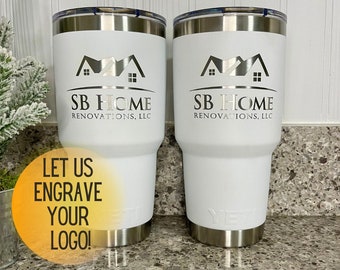 Custom Logo Yeti® Tumbler, Company Logo, Business Logo Tumbler